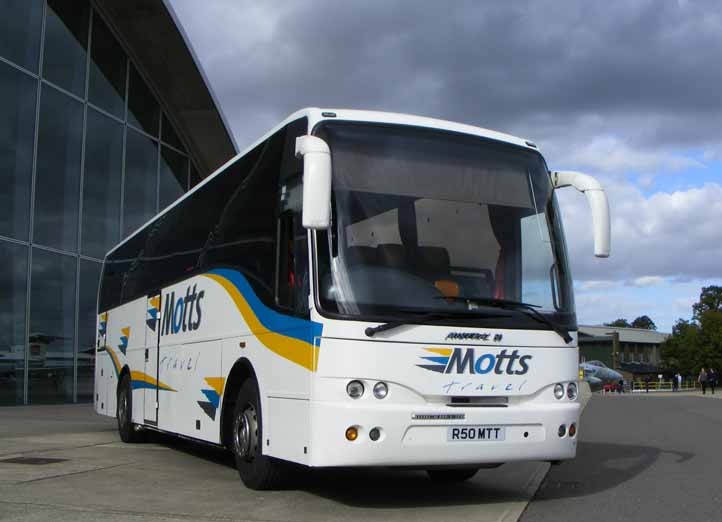 Motts Travel Volvo B10M Jonckheere Mistral R50MTT